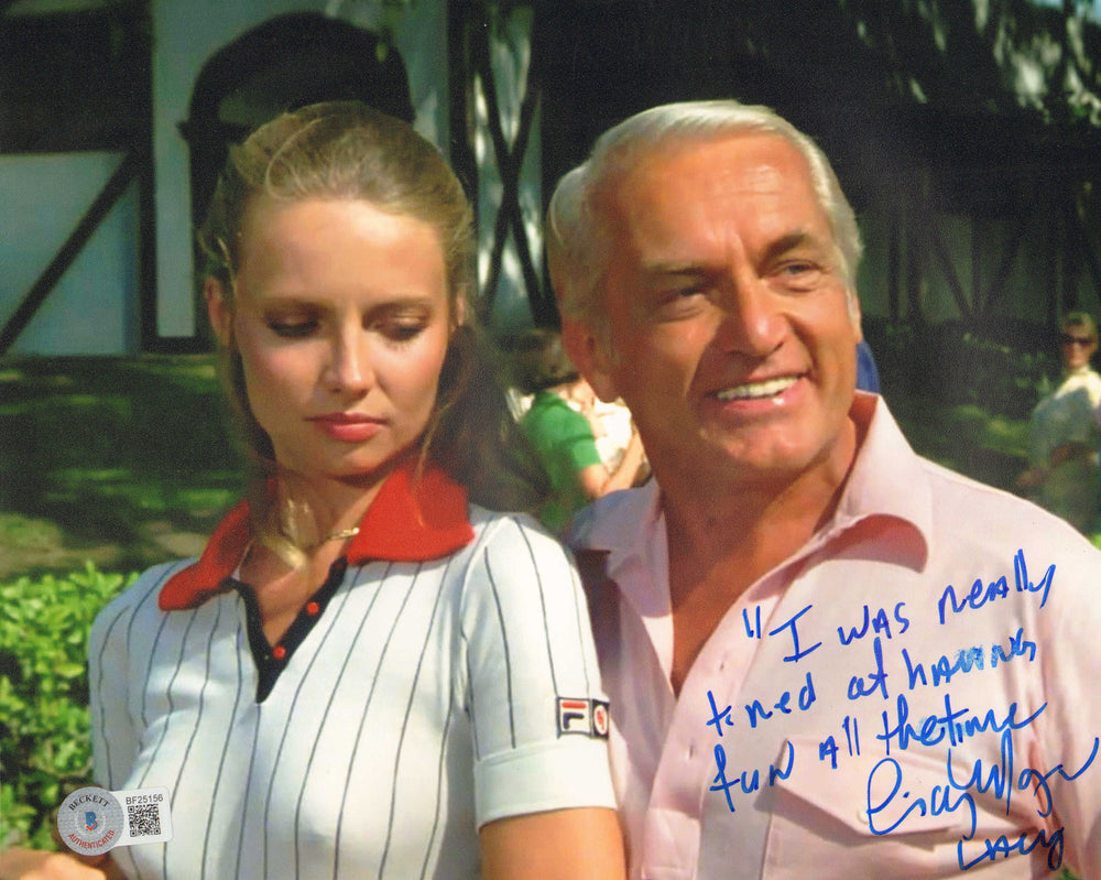 Cindy Morgan as Lacey Underall in Caddyshack (Beckett) Signed 8x10 Photo with Character Name & Quote