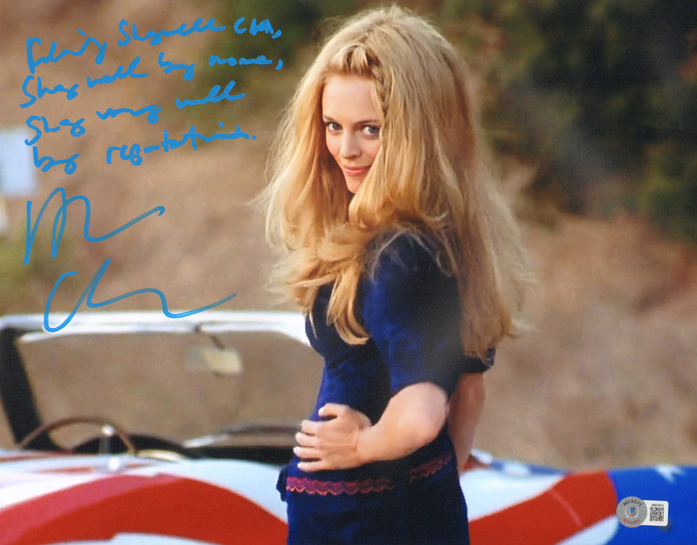 Heather Graham as Felicity Shagwell in Austin Powers: The Spy Who Shagged Me (Beckett) Signed 11x14 Photo with Character Name & Quote