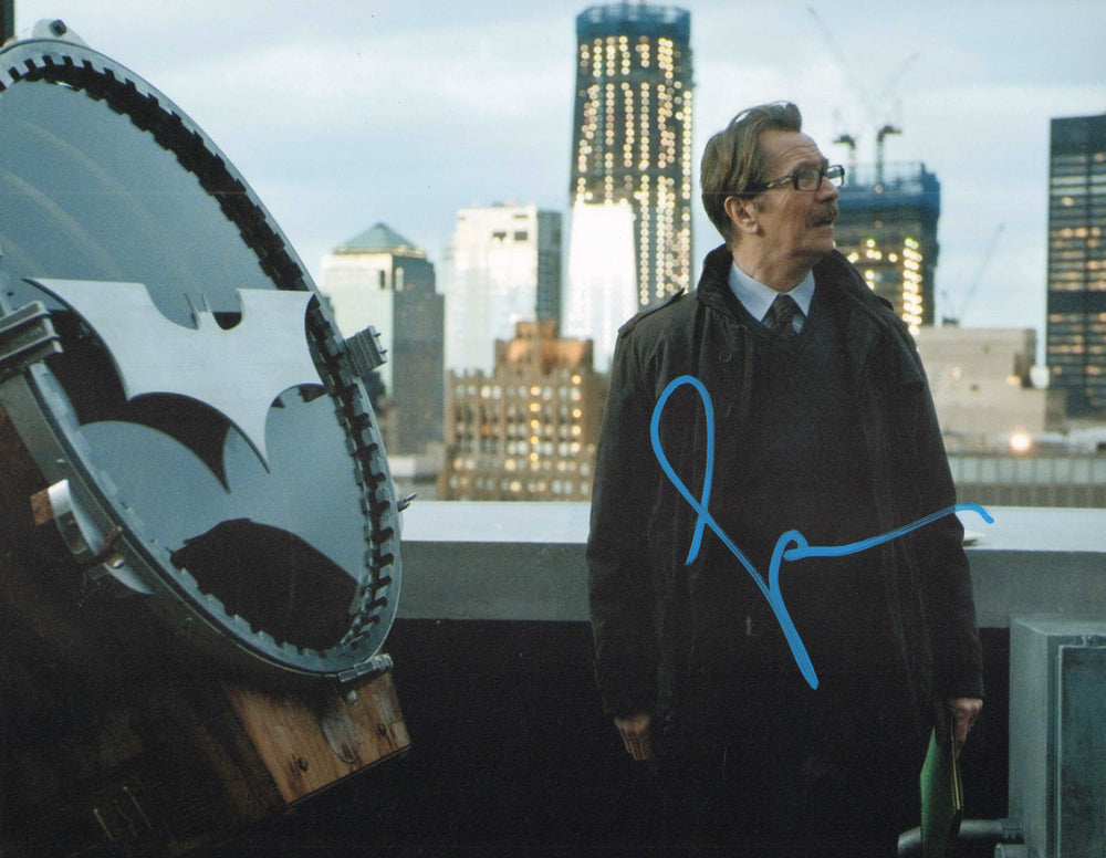 Gary Oldman as Commissioner Jim Gordon in Batman Begins Signed 11x14 Photo