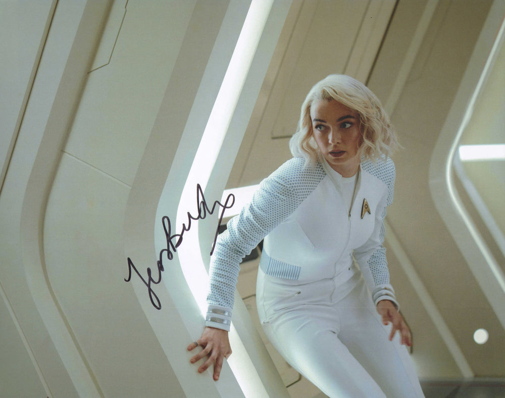 Jess Bush as Nurse Christine Chapel in Star Trek: Strange New Worlds Signed 11x14 Photo