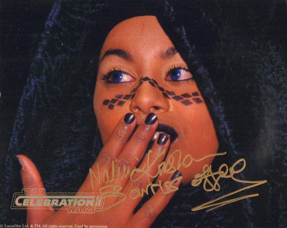Nalini Krishan as Barriss Offee in Star Wars Episode II: Attack of the Clones (Official Pix Celebration II) Signed 8x10 Photo with Character Name
