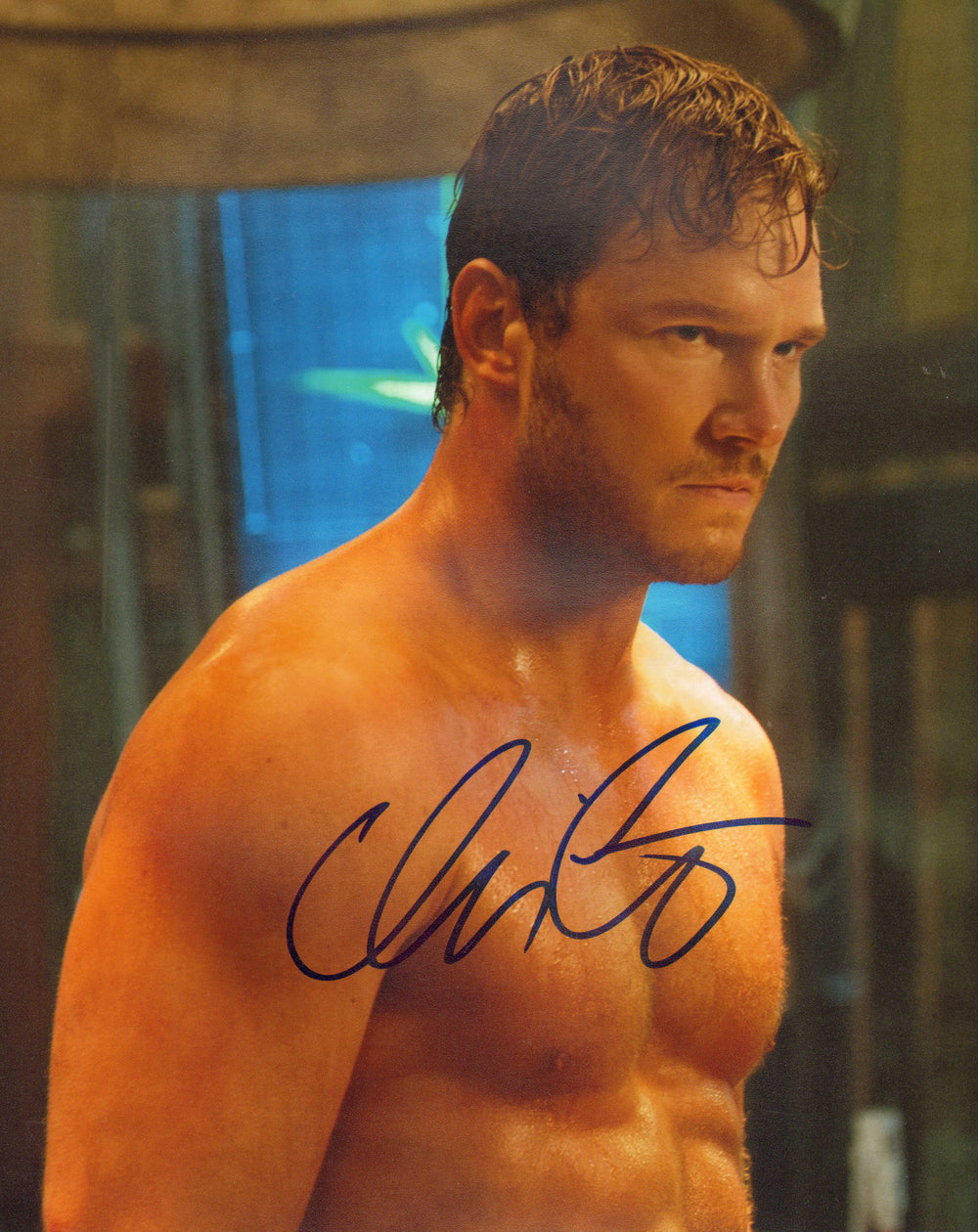 Chris Pratt as Star-Lord in Guardians of the Galaxy Sexy Signed 8x10 Photo
