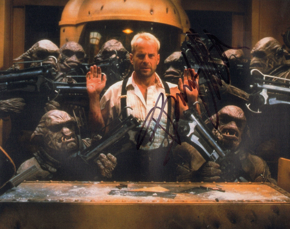 Bruce Willis as Korben Dallas in The Fifth Element Signed 8x10 Photo