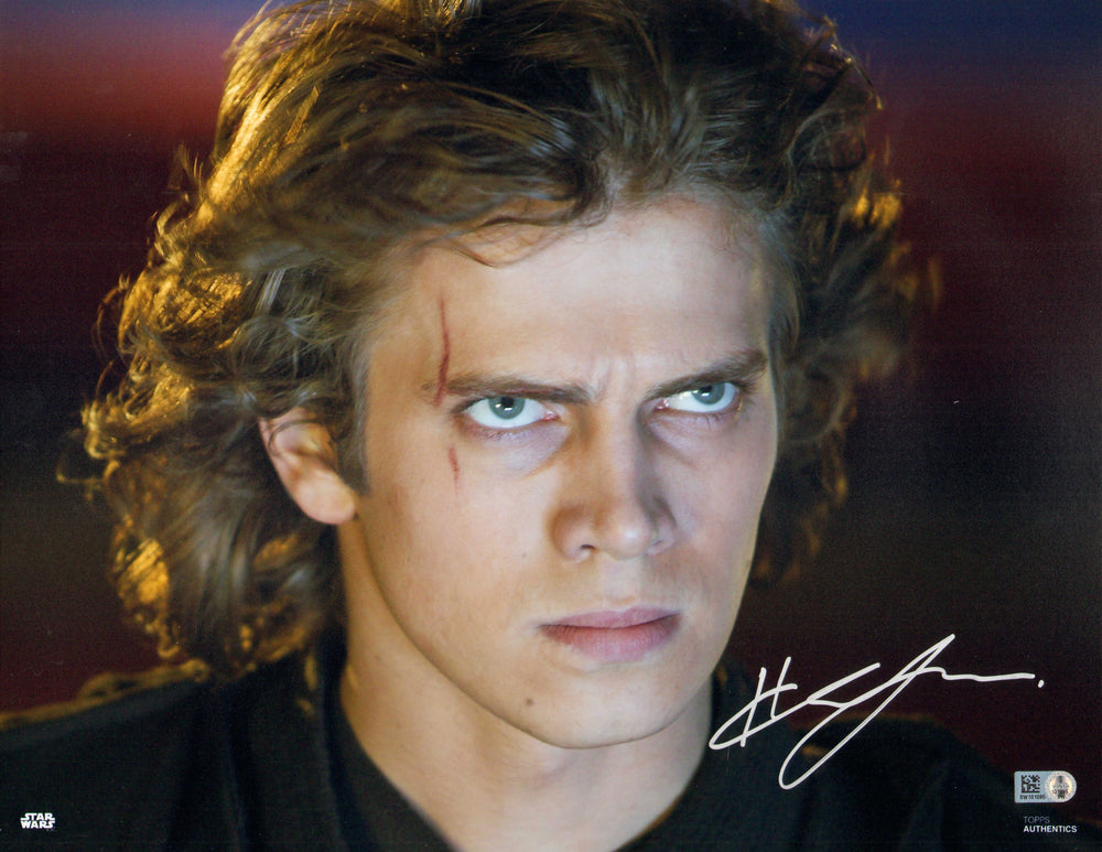 Hayden Christensen as Anakin Skywalker in Star Wars Episode III: Revenge of the Sith (Topps Star Wars Authentics) Signed 11x14 Photo