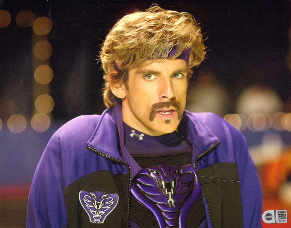 Ben Stiller as White Goodman in Dodgeball (SWAU) Signed 11x14 Photo