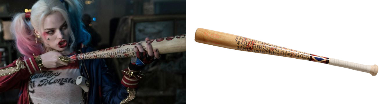 
                  
                    Margot Robbie as Harley Quinn in Suicide Squad (Celebrity Authentics) Signed Baseball Bat Prop Replica with Character Name
                  
                