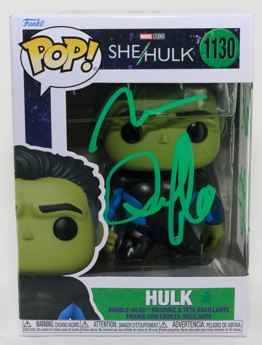 Mark Ruffalo as the Hulk in She-Hulk (SWAU) Signed POP! Funko #1130 with Quote
