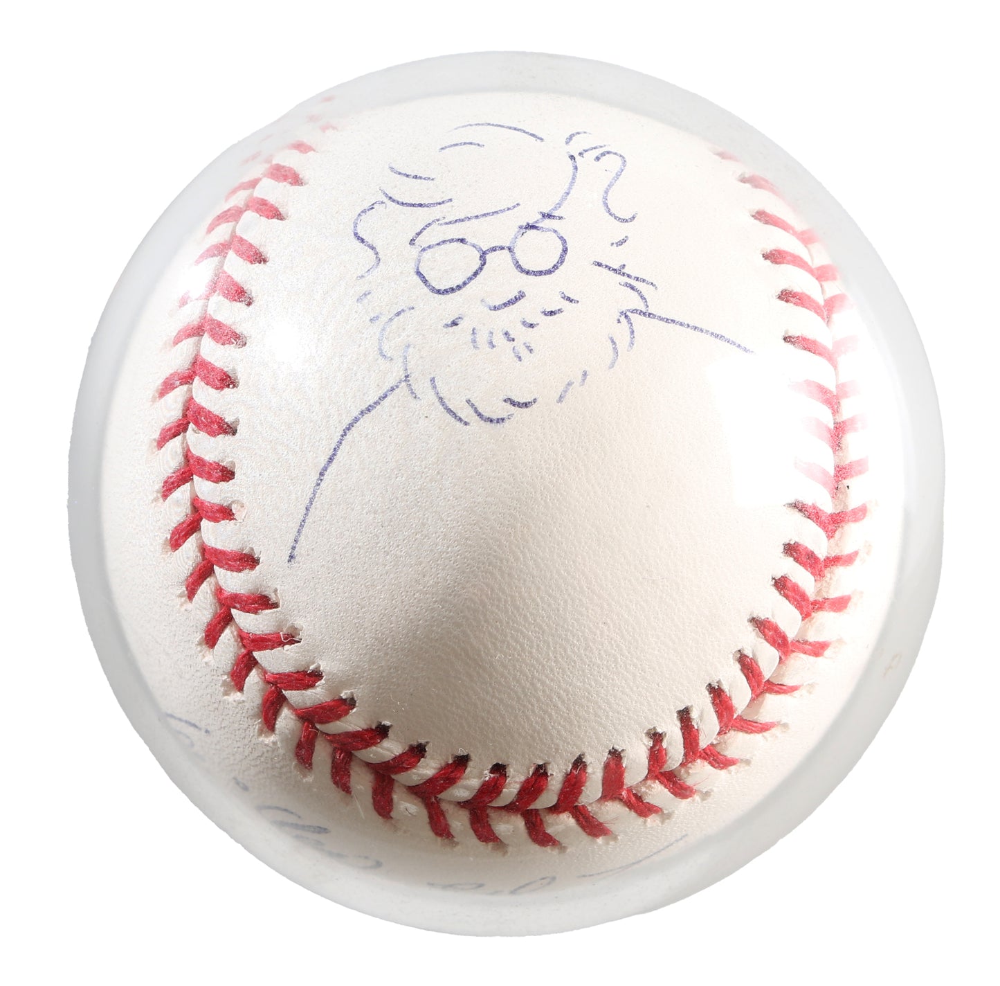 
                  
                    Guillermo del Toro Director of Hellboy, Pan's Labyrinth, The Shape of Water, Blade II, & Pacific Rim (Beckett Ball Dome) Signed Rawlings Official MLB Baseball with Self Portrait Sketch Art Drawing
                  
                
