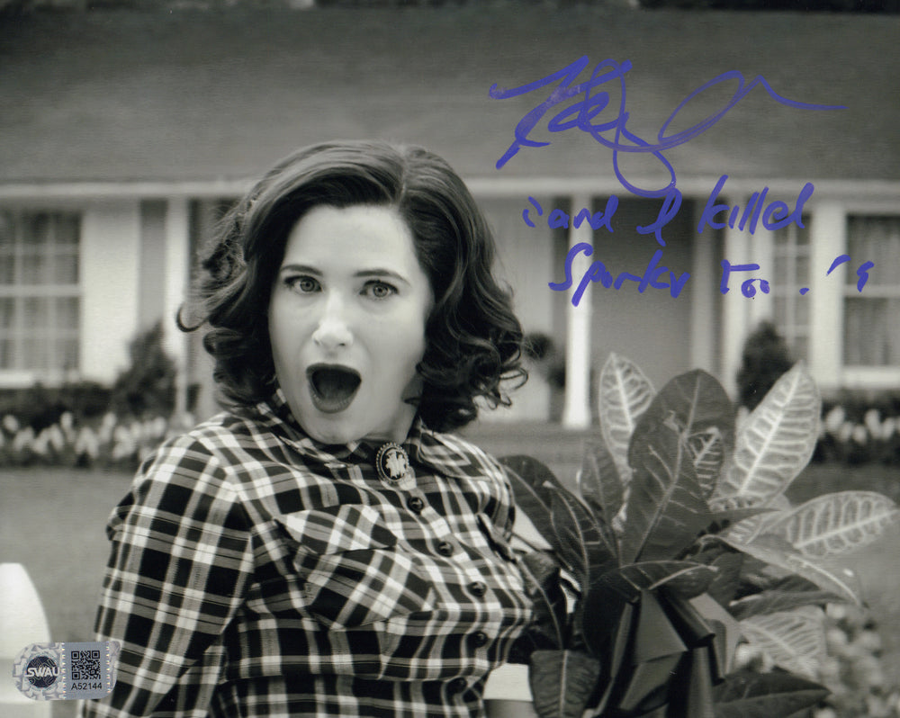 Kathryn Hahn as Agatha Harkness in WandaVision (SWAU) Signed 8x10 Photo with Quote