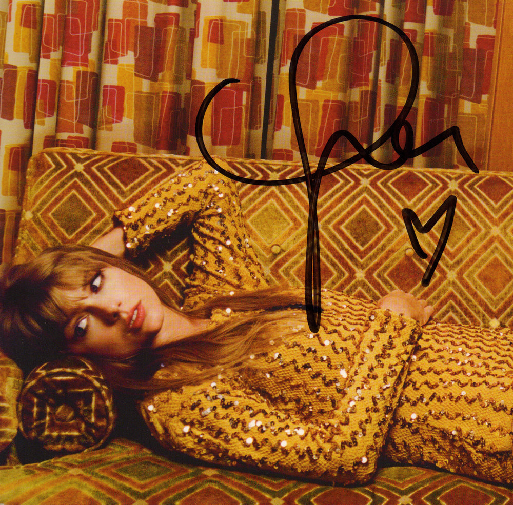 Midnights Blood Moon Edition Signed CD Album Insert Signed by Taylor Swift