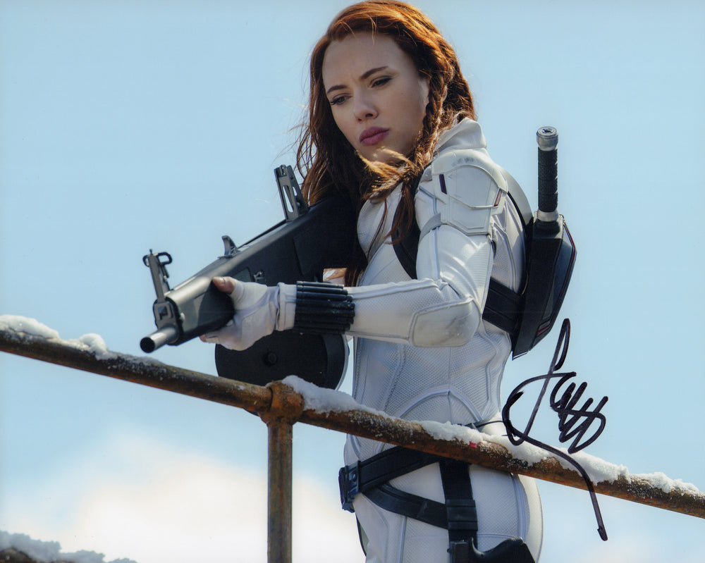 Scarlett Johansson as Black Widow in Black Widow Signed 8x10 Photo