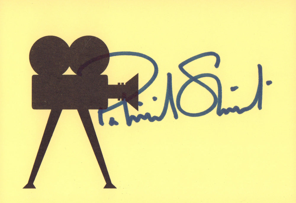 Patrick Stewart from Star Trek & X-Men Signed 5x3.5 Index Card