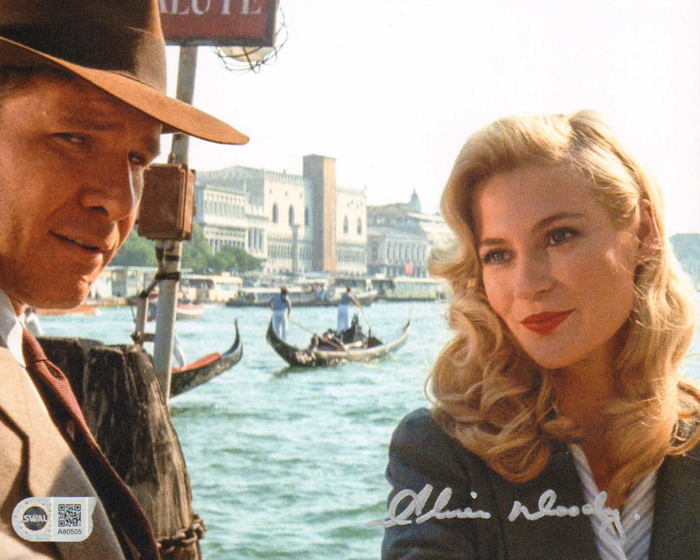 Alison Doody as Elsa with Indy in Indiana Jones and the Last Crusade (SWAU) Signed 8x10 Photo