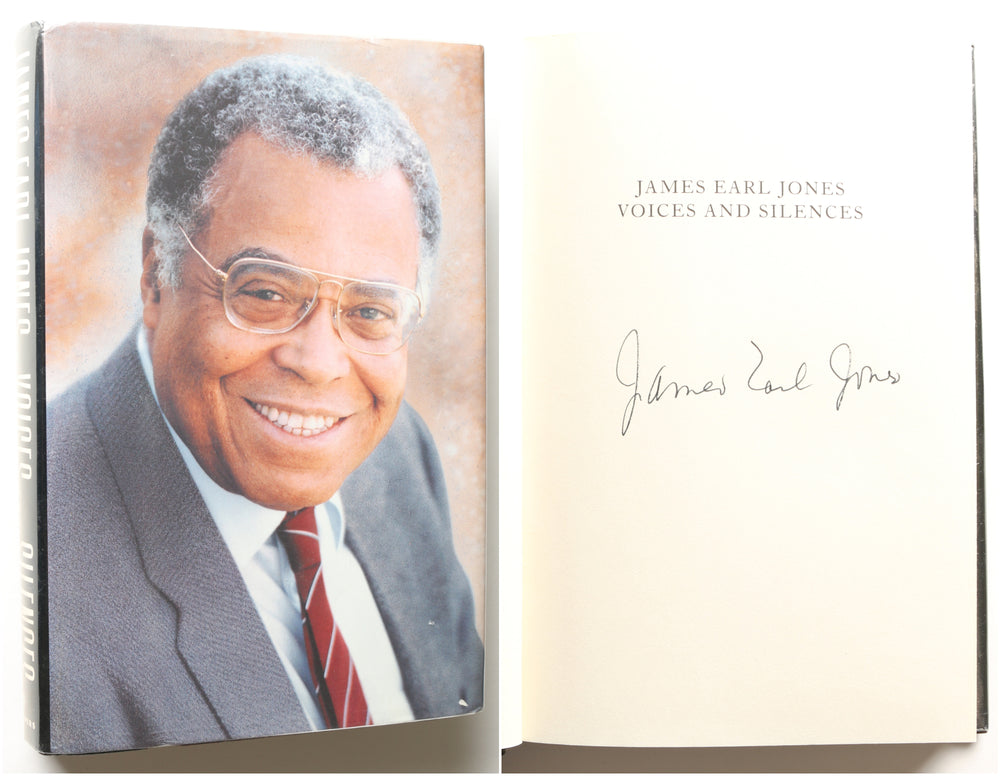 Voices and Silences Hardcover Book Signed by Star Wars Darth Vader Actor & Author James Earl Jones