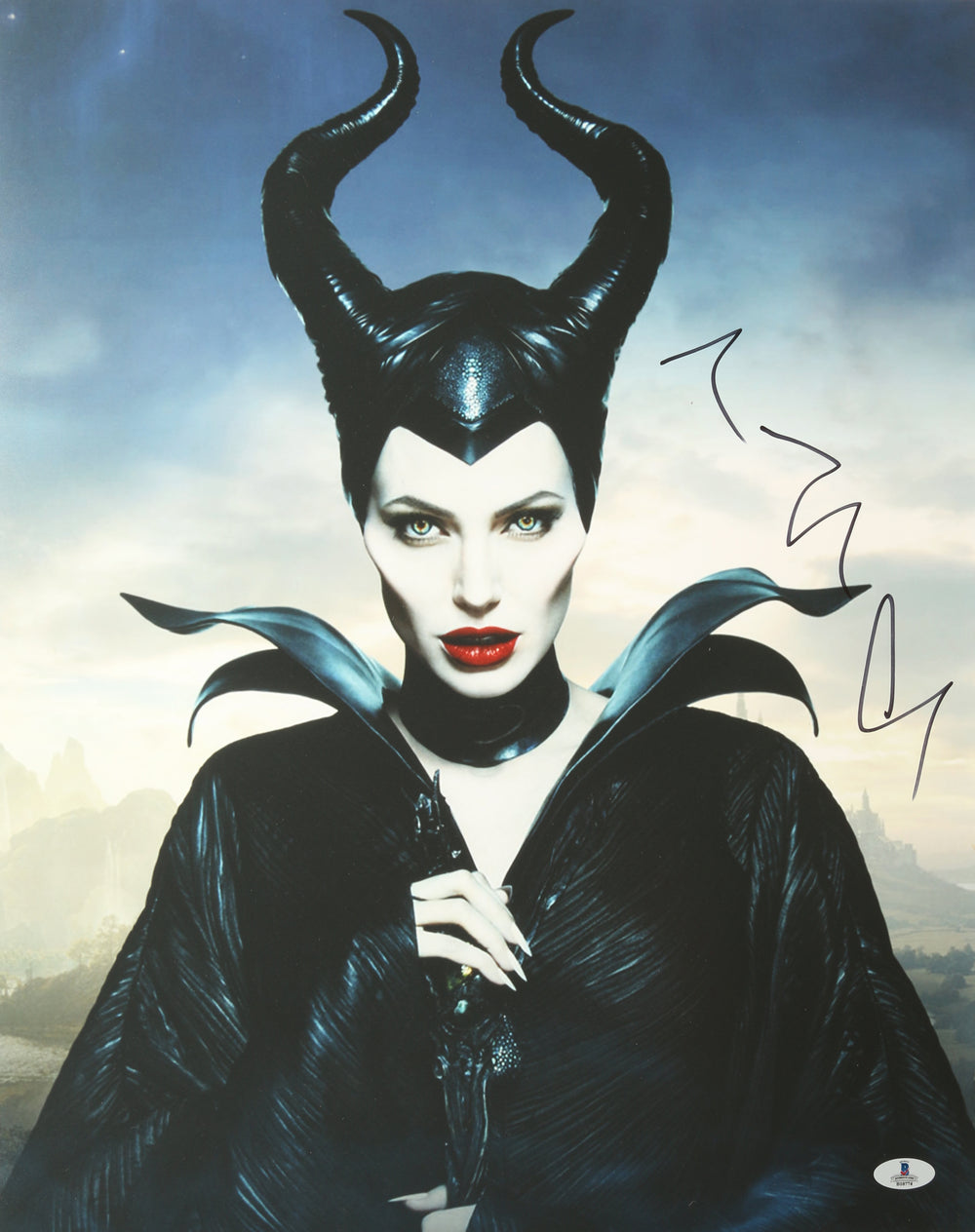 Angelina Jolie as Disney's Maleficent Signed 16x20 Photo