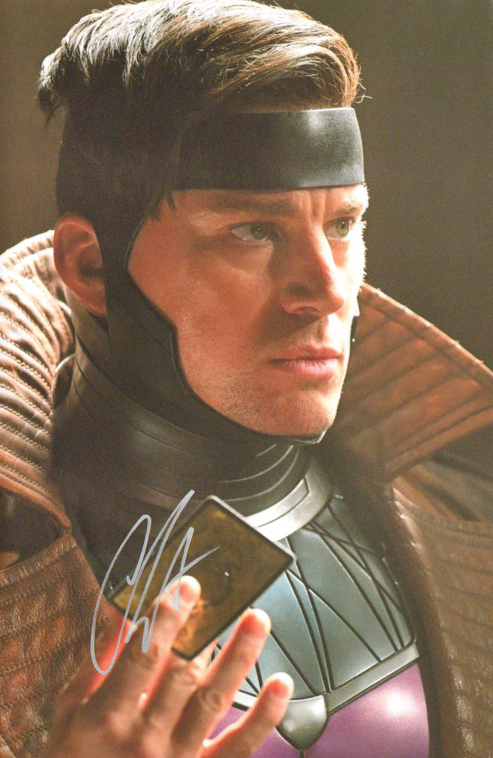Channing Tatum as Remy LeBeau / Gambit in Deadpool & Wolverine Signed 12x18 Photo
