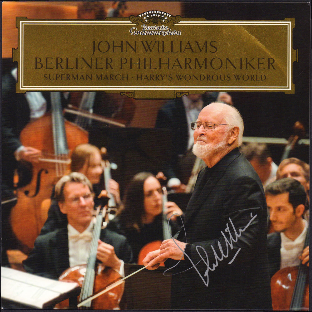 
                  
                    John Williams: Superman's March & Harry Potter Signed 7" Record - Composer of Star Wars & Indiana Jones
                  
                