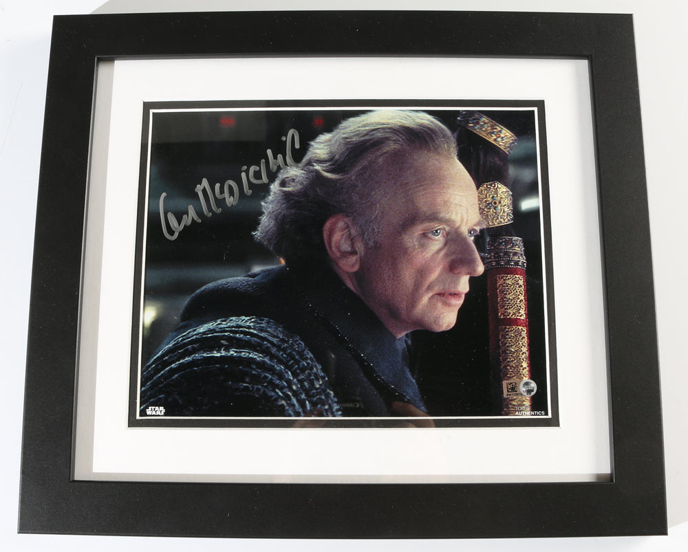 Ian McDiarmid as Supreme Chancellor Palpatine in Star Wars Episode III: Revenge of the Sith Signed & Framed 8x10 Photo