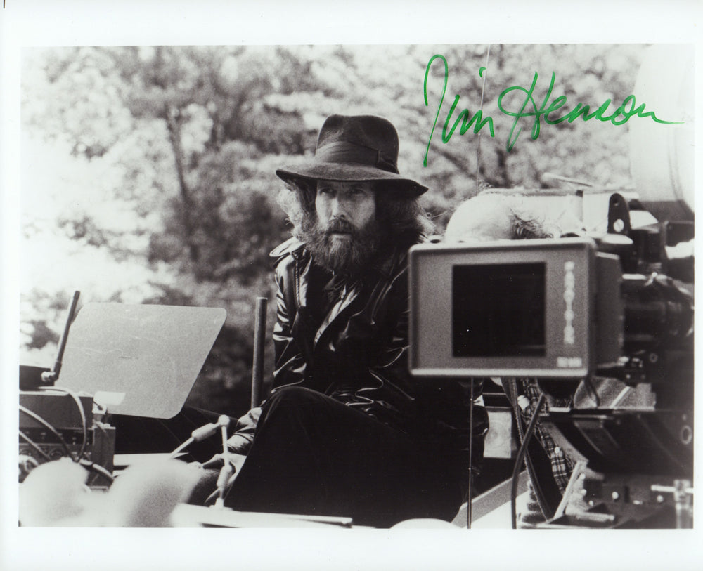 Jim Henson Creator of the Muppets and Director of The Dark Crystal & Labyrinth 8x10 Signed Behind the Scenes Photo