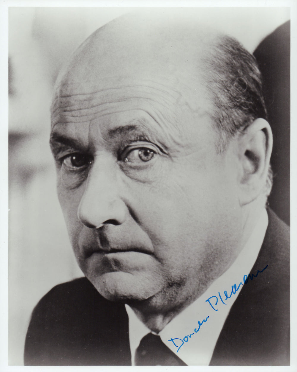 Donald Pleasence from Halloween, James Bond, & Escape from New York Signed 8x10 Photo