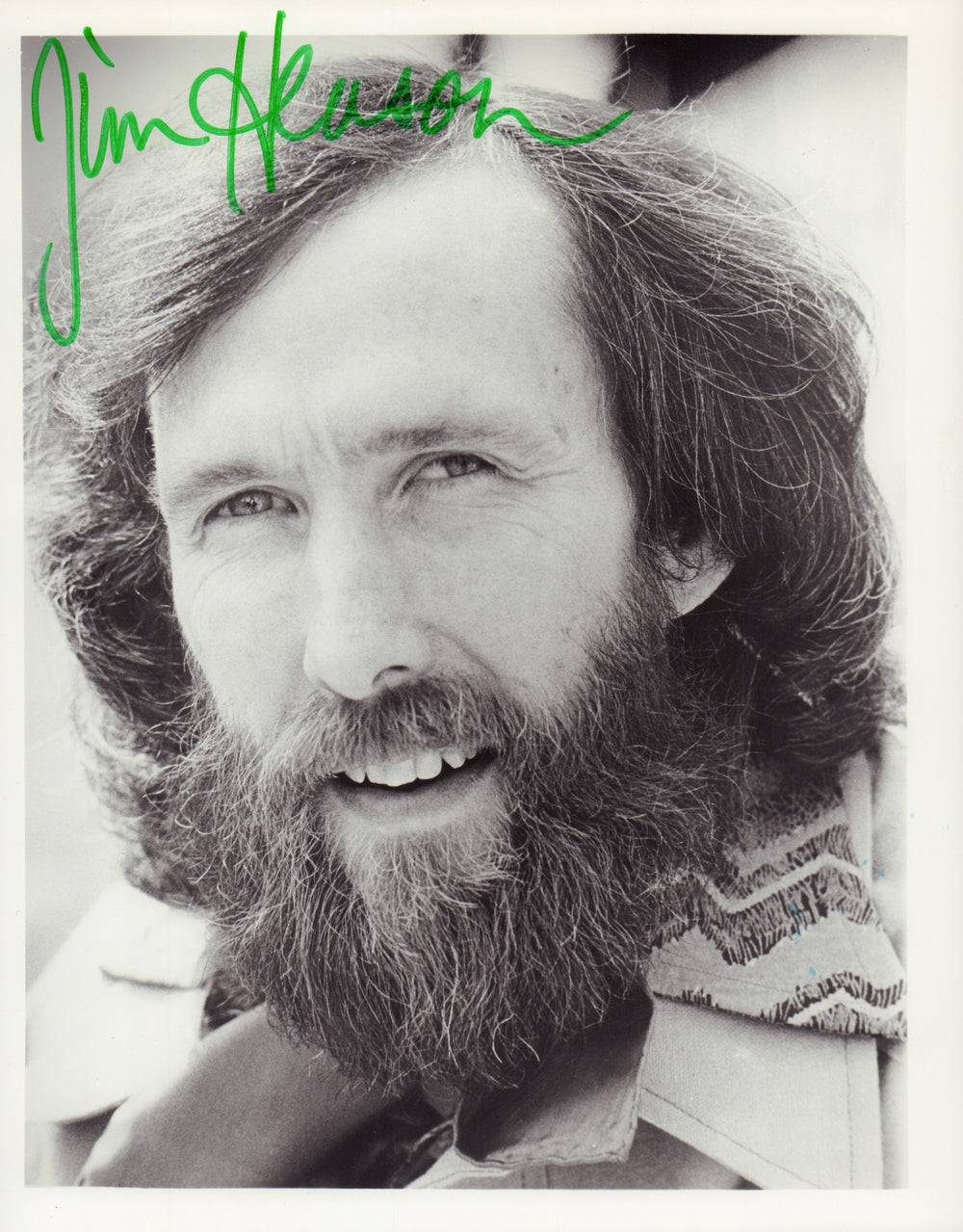Jim Henson Creator of the Muppets and Director of The Dark Crystal & Labyrinth 8x10 Signed Photo