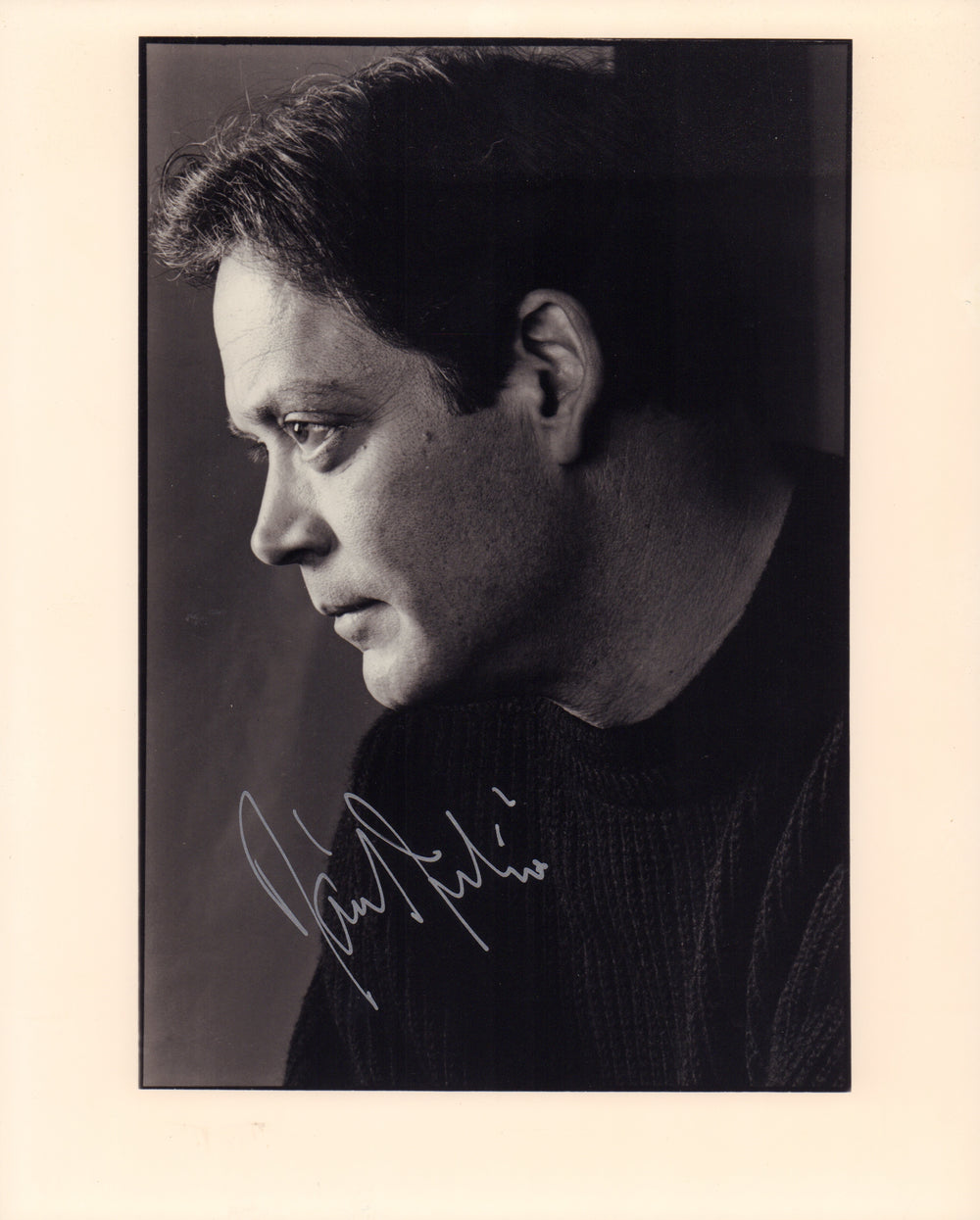 Raul Julia from The Addams Family, Street Fighter, & Presumed Innocent Signed 8x10 Photo