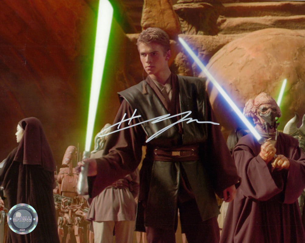 Hayden Christensen as Anakin Skywalker from Star Wars Episode II: Attack of the Clones (SWAU) Signed 8x10