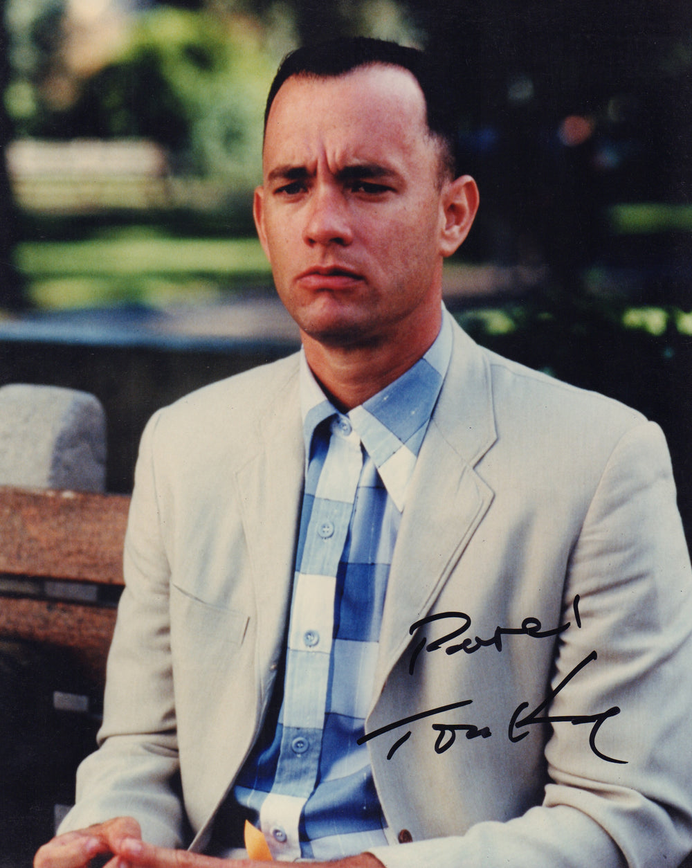 Tom Hanks as Forrest Gump in Forrest Gump Signed 8x10 Photo