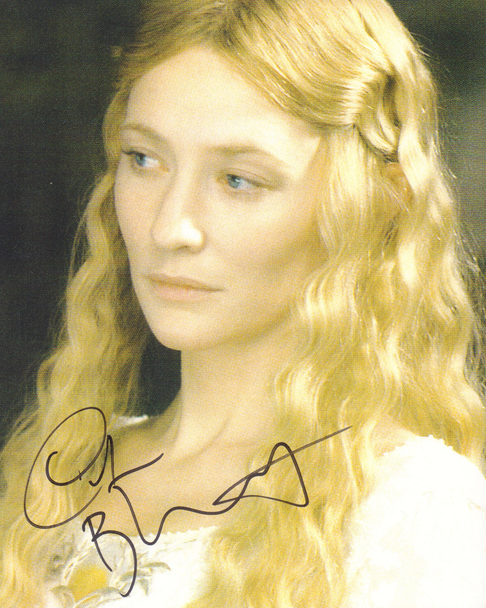 Cate Blanchett as Galadriel in The Lord of the Rings: The Fellowship of the Ring Signed 8x10 Photo