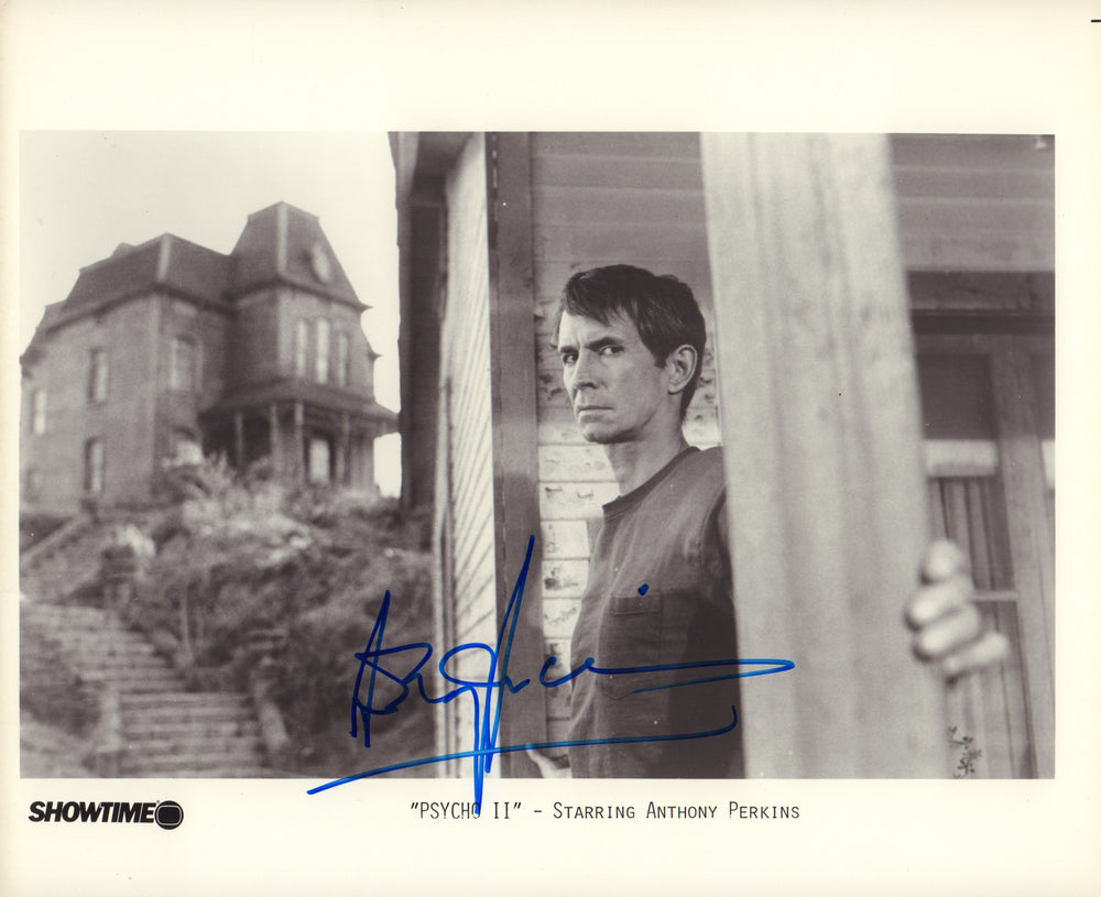 Psycho II Anthony Perkins Norman Bates Signed 8x10 Press Photo