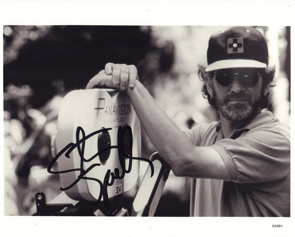 Steven Spielberg Jurassic Park Signed 8x10 Photo - Indiana Jones, Jaws, E.T. The Extra-Terrestrial