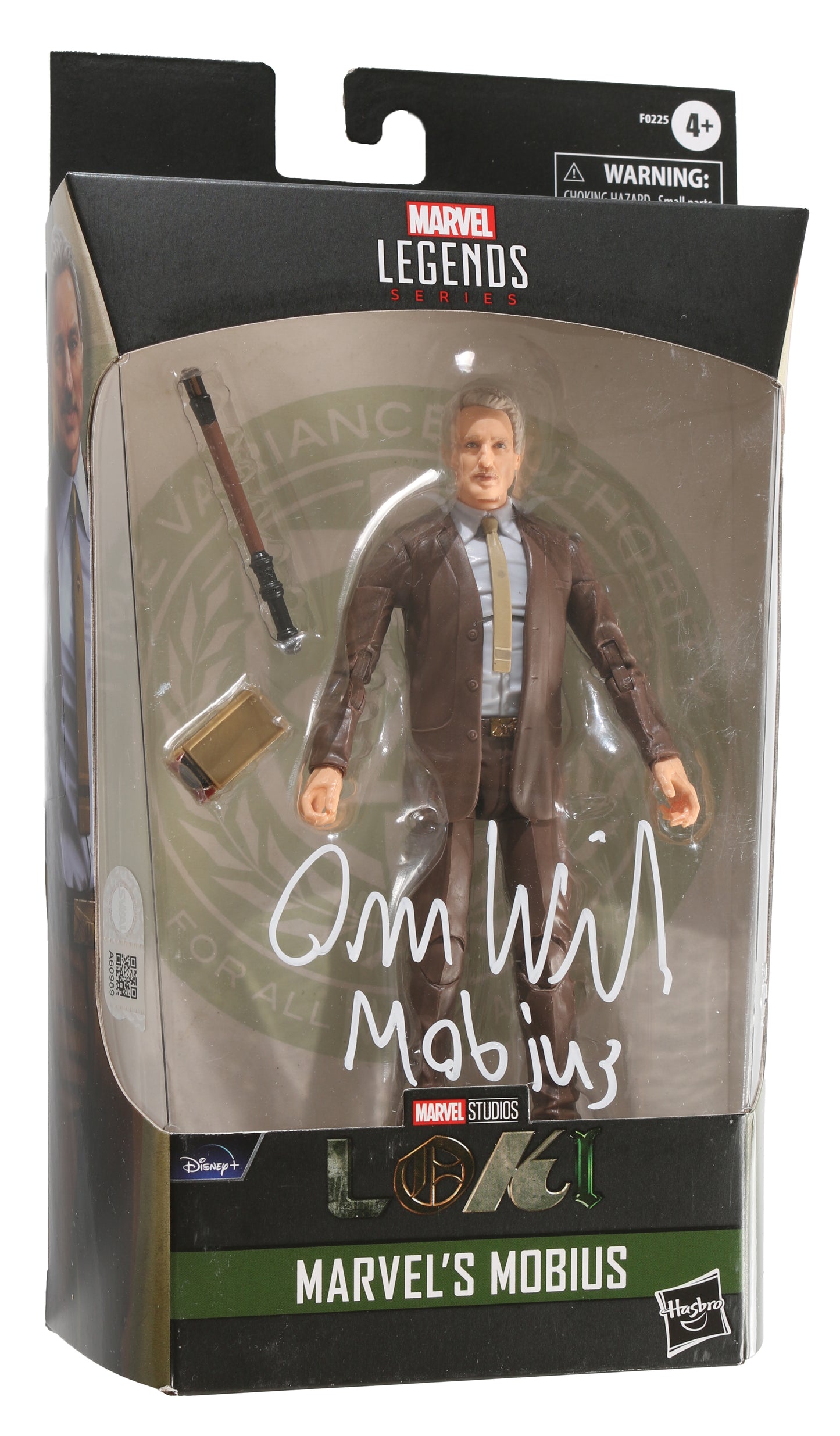 
                  
                    Owen Wilson as Mobius in Loki (SWAU) Signed Hasbro Legends Series Action Figure with Character Name
                  
                