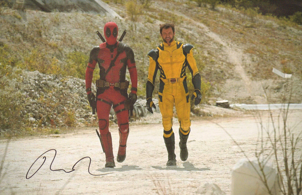 Ryan Reynolds as Deadpool in Deadpool & Wolverine Signed 12x18 Photo