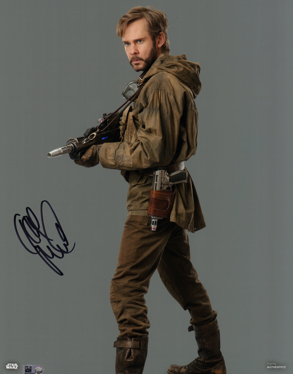 Dominic Monaghan as Beaumont Kin from Star Wars: The Rise of Skywalker (Topps Authentics) Signed 11x14 Photo