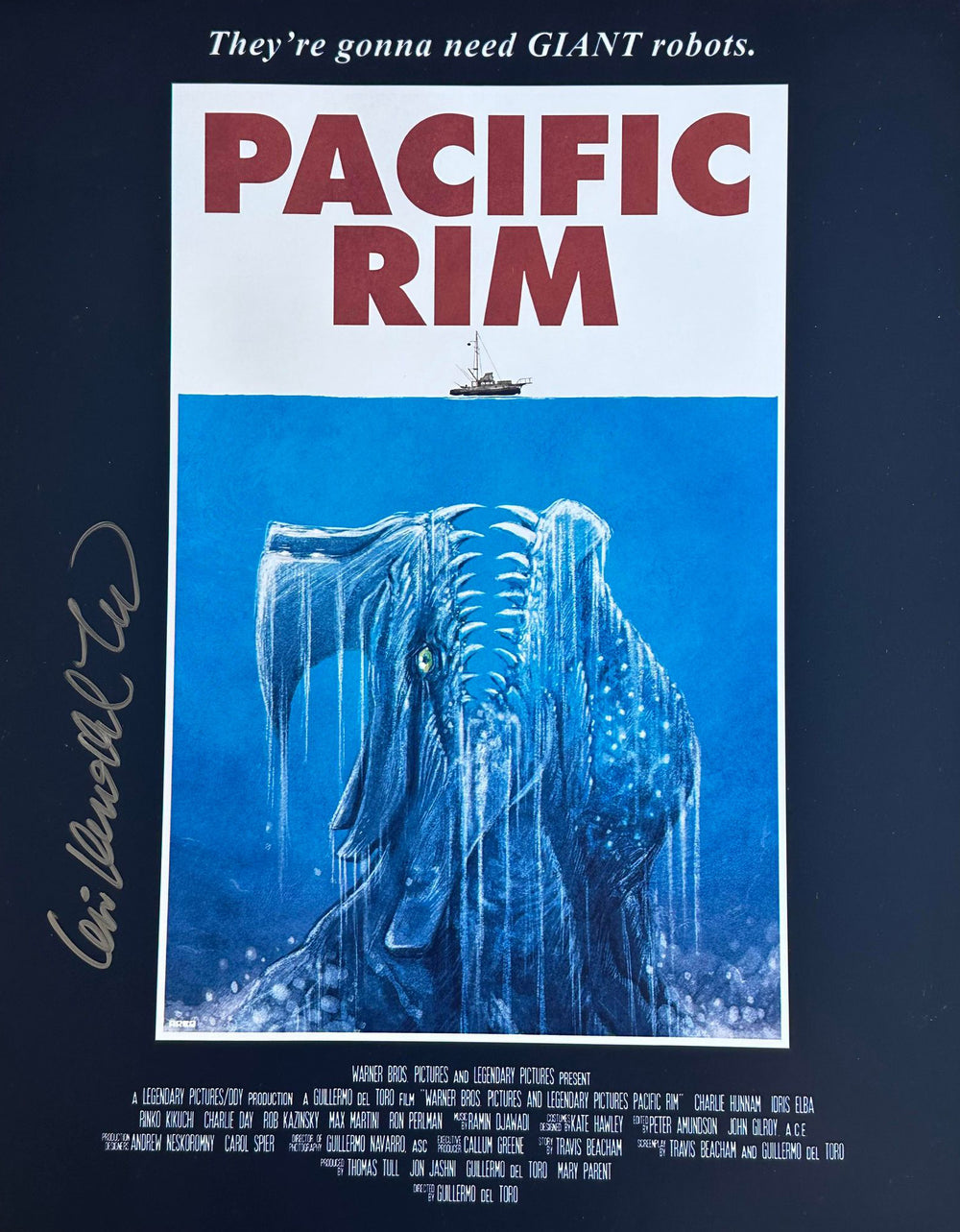 Guillermo del Toro Director of Pacific Rim Signed 16x20 Photo