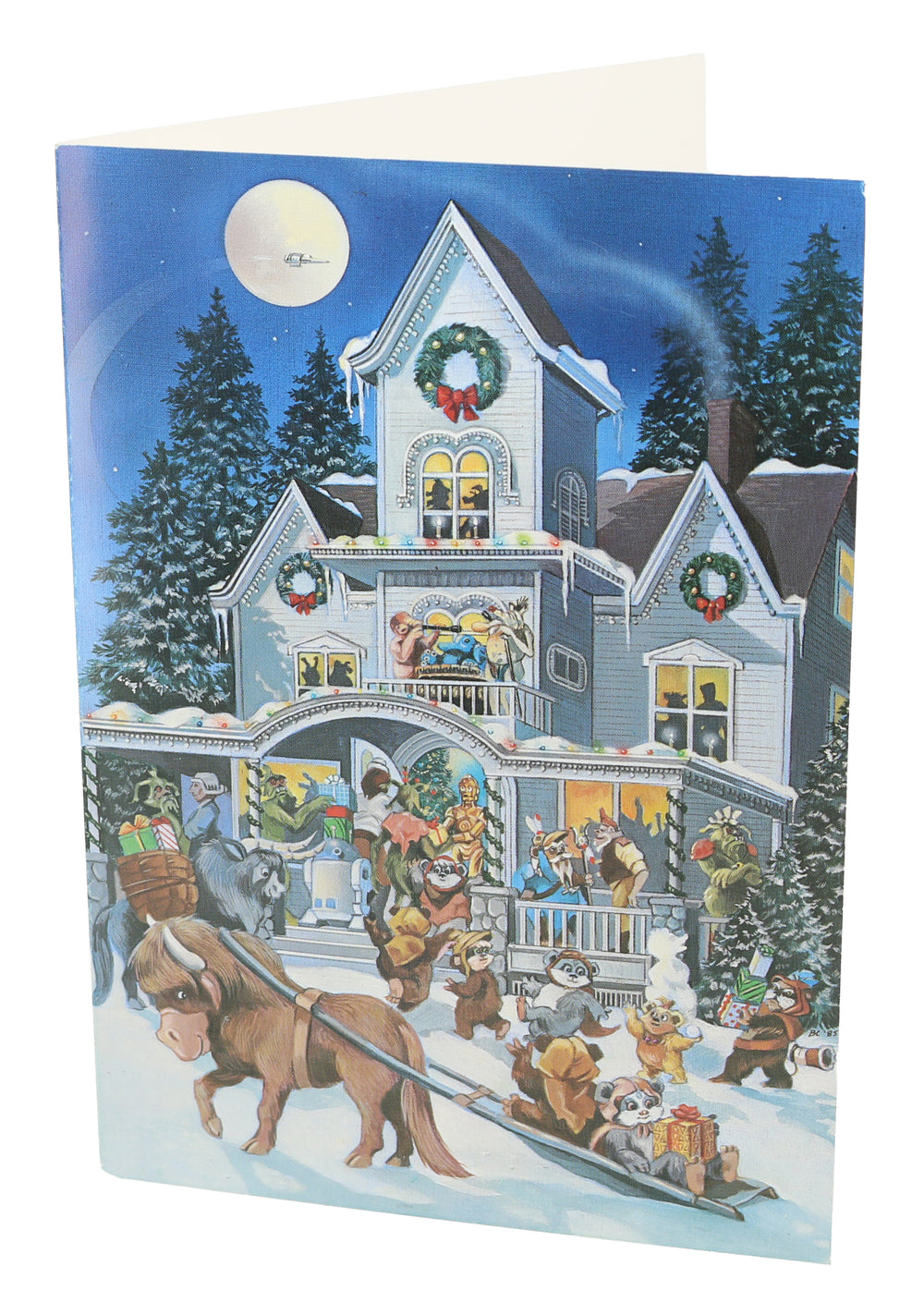 Wes Takahashi Industrial Light & Magic Collection - 1985 Lucasfilm Family Christmas Card