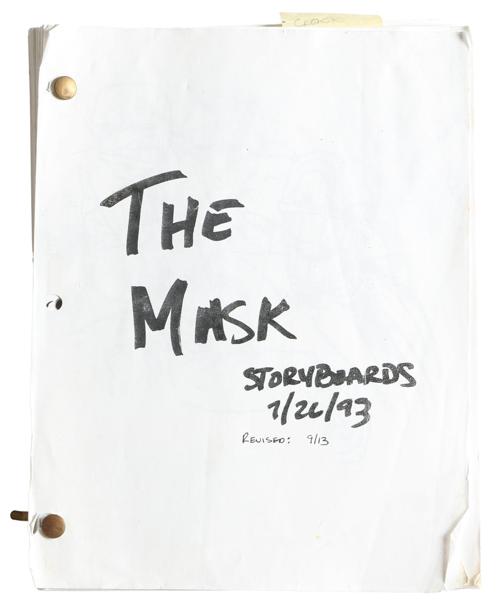 Wes Takahashi Industrial Light & Magic Collection - Jim Carrey The Mask Production Storyboards 165 Pages - 1993