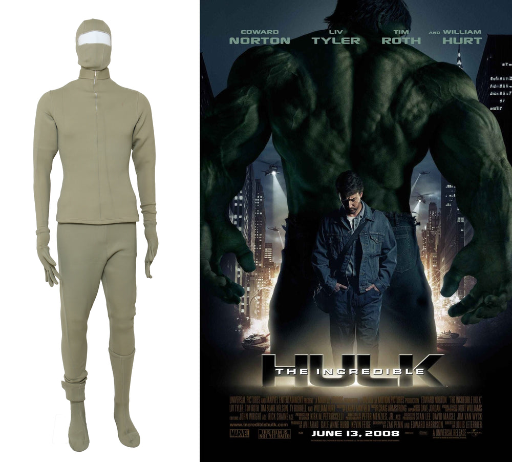 The Incredible Hulk Edward Norton's CGI Green Suit Production Worn Wardrobe  - 2008