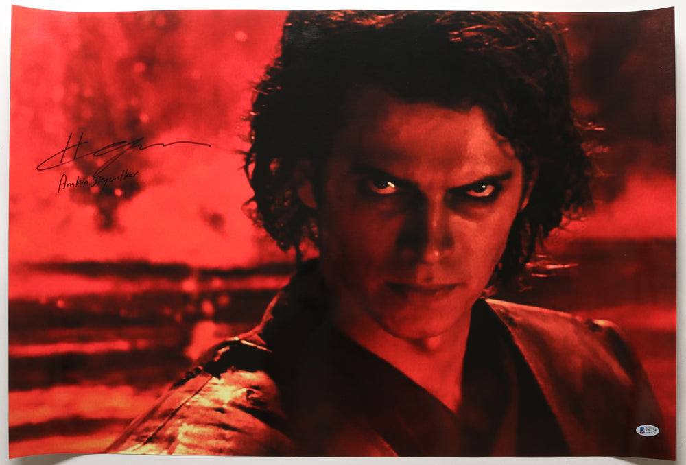 Hayden Christensen as Anakin Skywalker in Star Wars Episode III: Revenge of the Sith Signed 20x30 Poster with Character Name