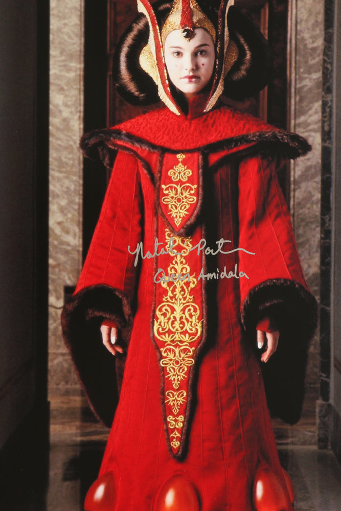 
                  
                    Natalie Portman as Queen Amidala in Star Wars Episode I: The Phantom Menace (BAS Witnessed) Signed 20x30 Poster with Full Character Name
                  
                