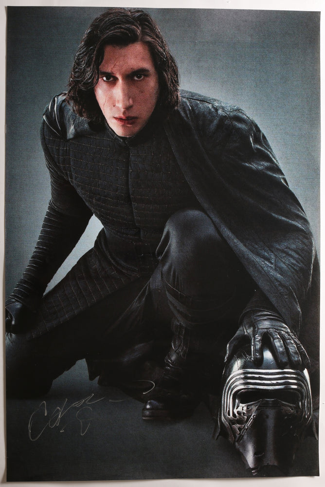 
                  
                    Adam Driver as Kylo Ren in Star Wars: The Last Jedi (Beckett Witnessed) Signed 24x36 Poster
                  
                