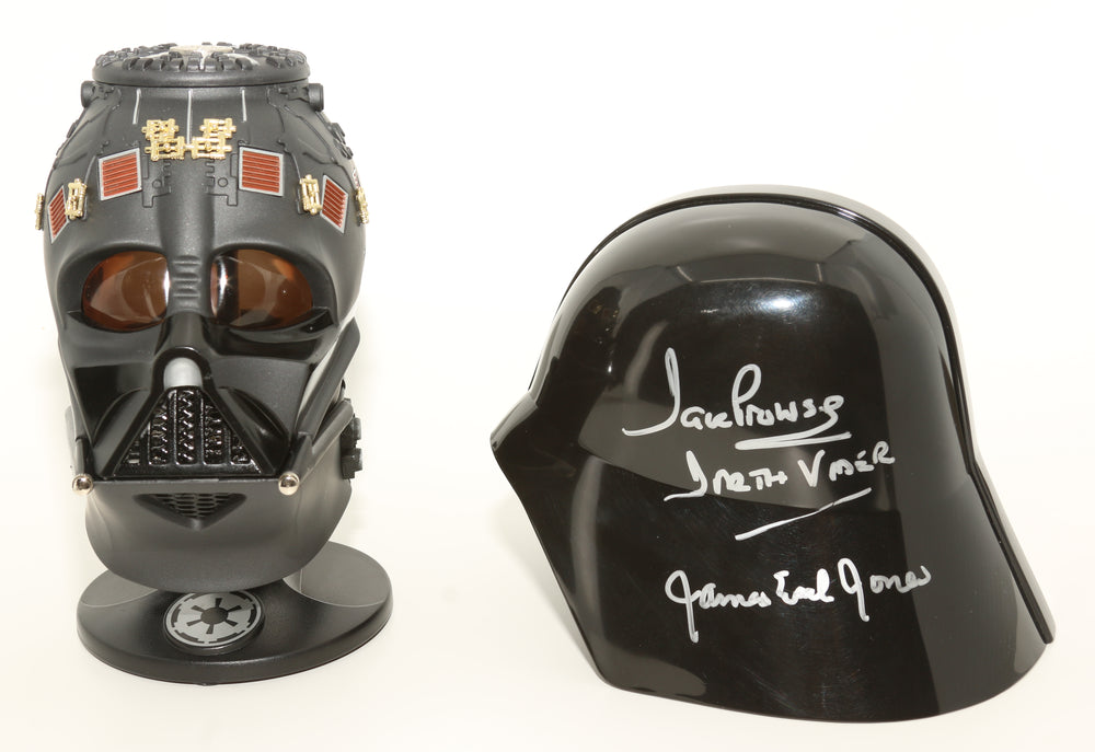 
                  
                    Star Wars: A New Hope Darth Vader Riddell Miniature Helmet Signed by James Earl Jones & Dave Prowse
                  
                