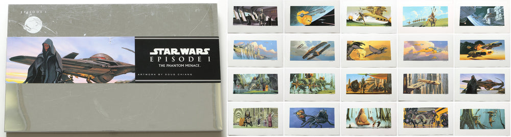 Star Wars Episode I: The Phantom Menace Complete Portfolio (K9) with all 20 Plates Signed by Design Director Doug Chiang