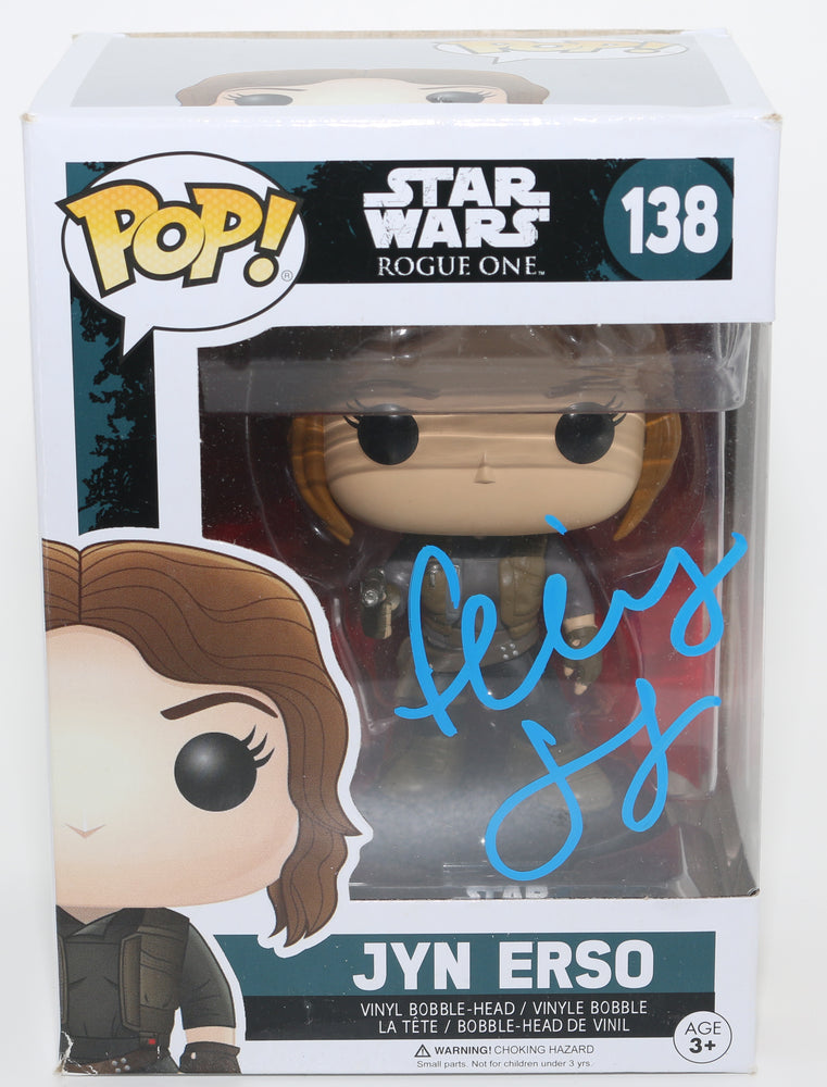 
                  
                    Felicity Jones as Jyn Erso in Rogue One: A Star Wars Story Signed POP! Funko
                  
                