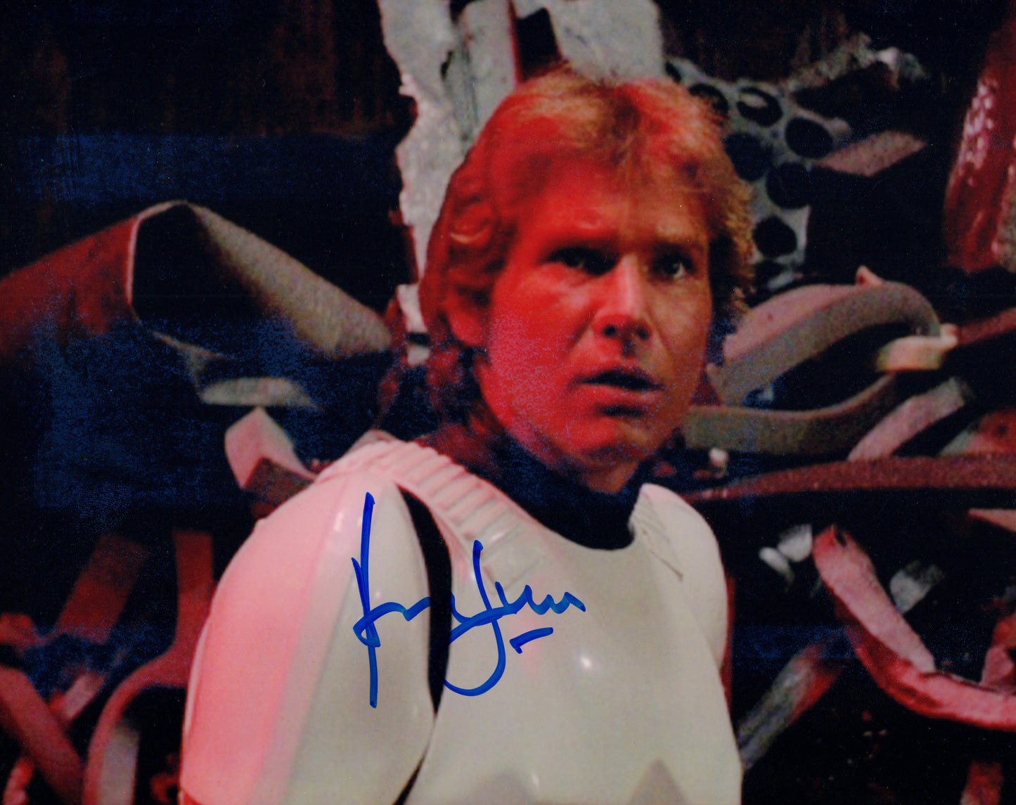 
                  
                    Harrison Ford as Han Solo in Star Wars: A New Hope Signed 8x10 Photo
                  
                