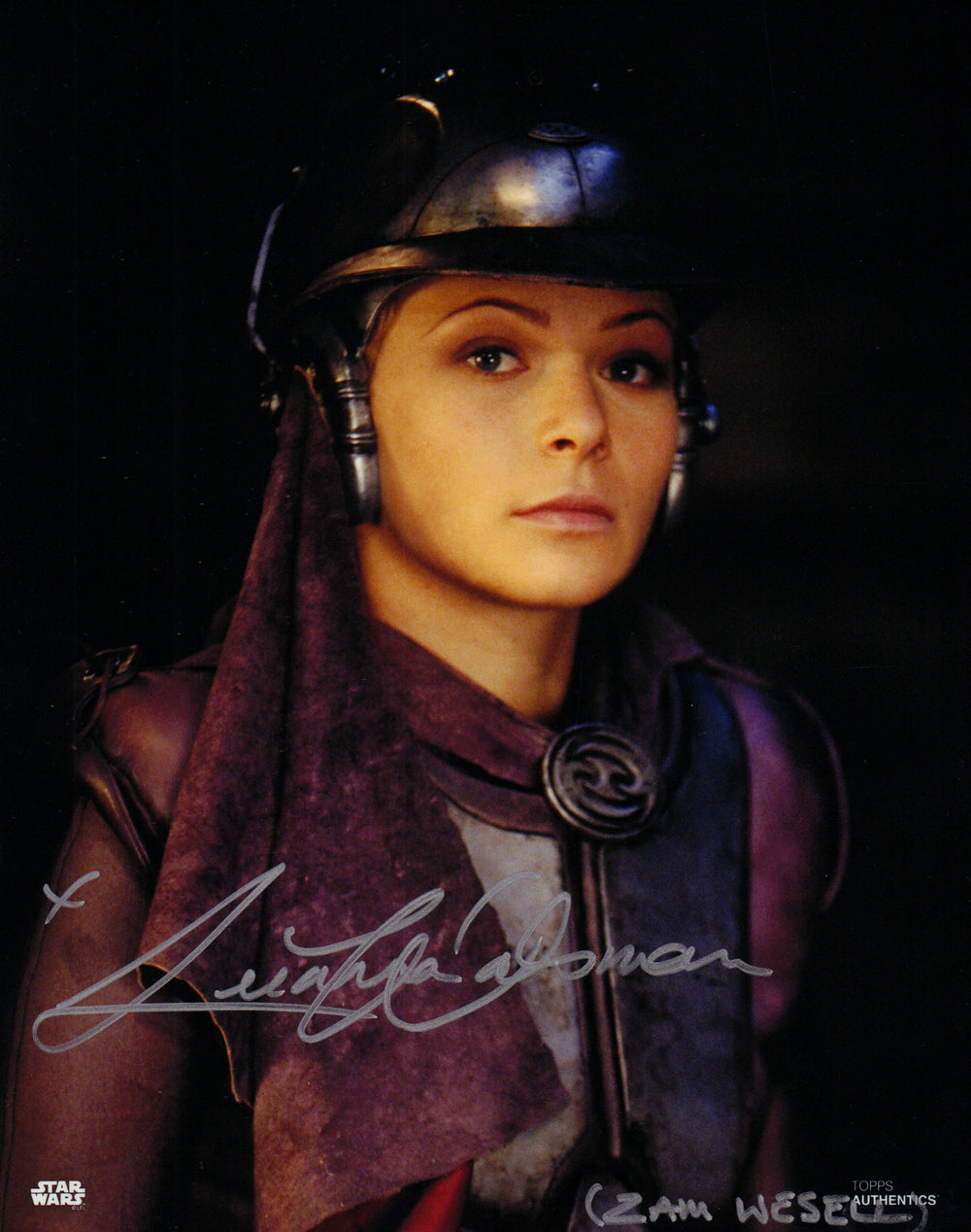 Leeanna Walsman as Zam Wesell from Star Wars Episode II: Attack of the Clones Signed 8x10 Photo with Character Name