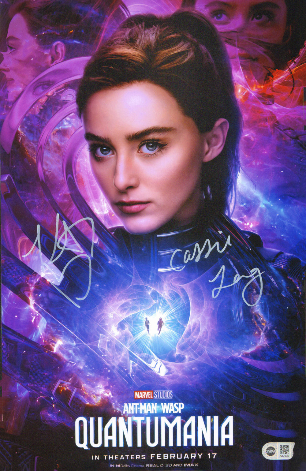Kathryn Newton as Cassie Lang in Ant-Man and The Wasp: Quantumania (SWAU) Signed 11x17 Mini Poster