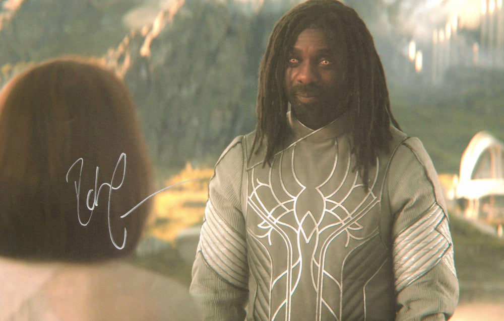 Idris Elba as Heimdall in Thor: Love & Thunder Signed 11x17 Photo