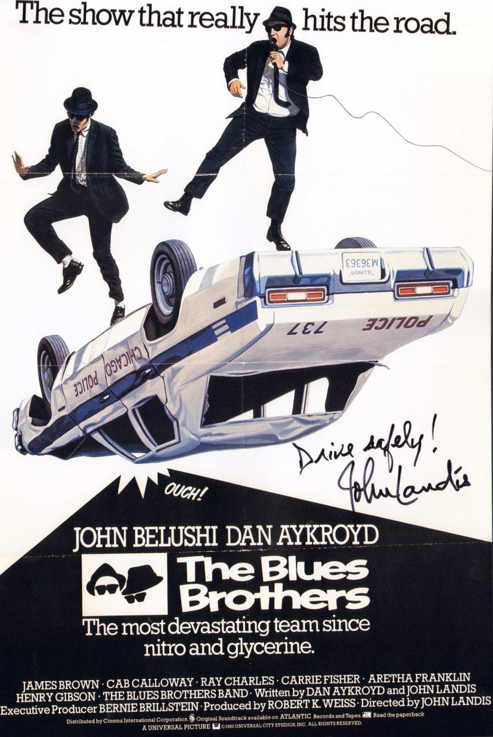 John Landis Writer / Director of The Blues Brothers Signed 12x18 Mini Poster