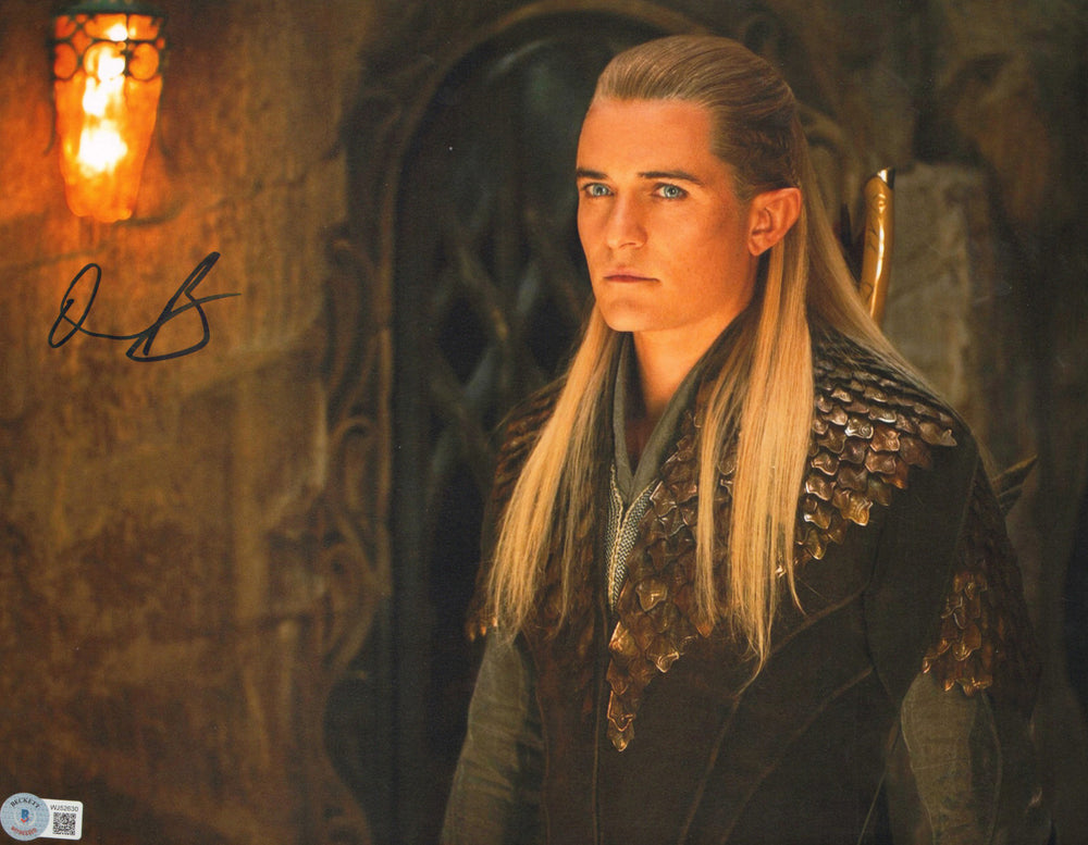 Orlando Bloom as Legolas in The Hobbit: The Desolation of Smaug (Beckett) Signed 11x14 Photo